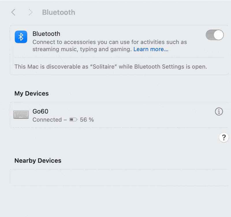 macOS remove BLE device